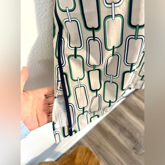 Golftini Skort Sz 12 Khaki Green Print Golf Tennis Pickleball Active Skirt - Picture 3 of 9